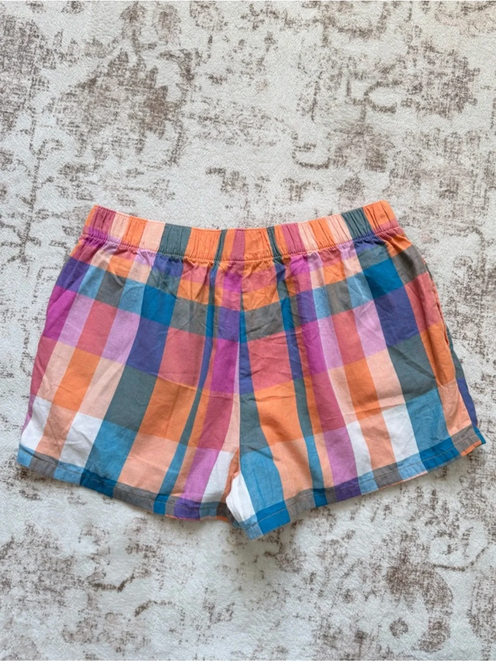 Joyspun Women’s woven pajama Boxer Shorts, 3” inseam - Picture 12 of 13